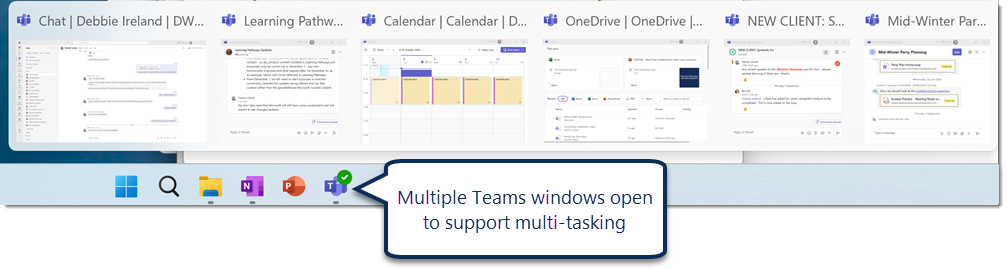 More multi-tasking for me!
